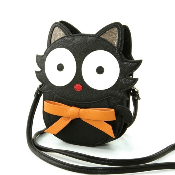 sleepyville Handbags - Brand New Adorable Black  CAT Crossbody Bag